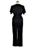Kendall & Kylie 100% Polyester Solid Black Jumpsuit Size XL - photo 2