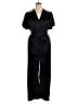 Kendall & Kylie 100% Polyester Solid Black Jumpsuit Size XL - photo 1