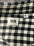 Uniqlo Checkered-gingham Black Long Sleeve Button-Down Shirt Size XL - photo 7