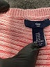 Gap Outlet 100% Cotton Stripes Pink Pullover Sweater Size XL - photo 7