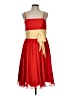 Alfred Angelo 100% Polyester Color Block Red Cocktail Dress Size 12 - photo 1