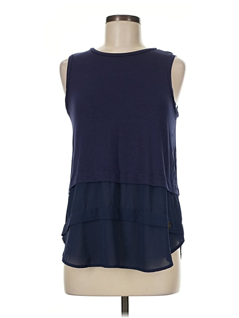 Pre-owned Michael Michael Kors Sleeveless T-shirt In Blue