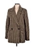 Stitch + Feather Houndstooth Brown Blazer Size M - photo 1