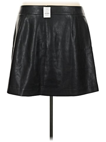 J.Crew Factory Store Faux Leather Skirt (view 2)