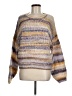 Molly Bracken Metallic Silver Pullover Sweater Size M - photo 1