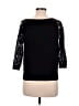 White House Black Market Black Pullover Sweater Size M - photo 2