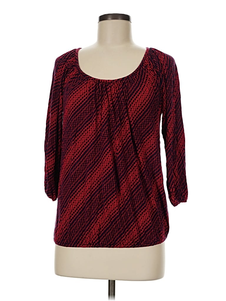 Pre-owned Michael Michael Kors 3/4 Sleeve T-shirt In Red