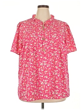 Shein Curve Short Sleeve Blouse