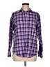 Grayson 100% Cotton Plaid Purple Long Sleeve Button-Down Shirt Size Med (3) - photo 1