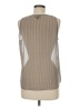 W by Worth 100% Polyester Gray Sleeveless Blouse Size 8 - photo 2