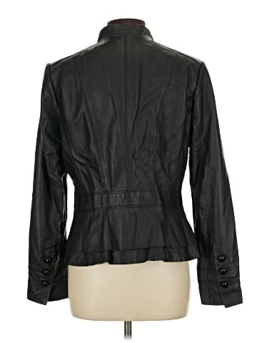 White House Black Market Leather Jacket (view 2)