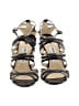 Jimmy Choo 100% Patent Leather Silver Black Heels Size EU 36 - photo 2