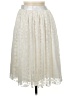 Space 46 Polka Dots Ivory Casual Skirt Size M - photo 1