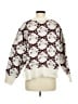 Sincerely Jules Floral Burgundy Pullover Sweater Size M - photo 2