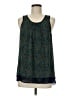 DR2 100% Polyester Teal Sleeveless Blouse Size M - photo 1