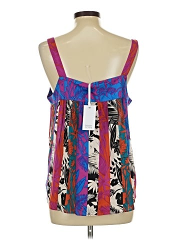 Rose + Olive Sleeveless Blouse (view 2)