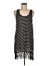 Mud Pie 100% Viscose Stripes Black Casual Dress Size M - photo 1
