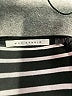 Max Studio Stripes Black Short Sleeve T-Shirt Size M - photo 7