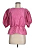Topshop Pink Short Sleeve Blouse Size 8 - photo 1