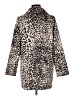 Dana Buchman Animal Print Ivory Coat Size M - photo 2