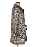 Dana Buchman Animal Print Ivory Coat Size M - photo 4