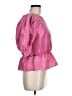 Topshop Pink Short Sleeve Blouse Size 8 - photo 4