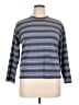 DAZY Stripes Blue 3/4 Sleeve T-Shirt Size XL - photo 1