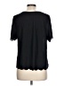 Topshop 100% Polyester Black Short Sleeve Top Size 12 - photo 2
