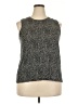 Nine West Silver Sleeveless Blouse Size XXL - photo 1