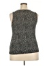 Nine West Silver Sleeveless Blouse Size XXL - photo 2