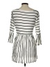 Assorted Brands Stripes Silver Gray Casual Dress Size L - photo 2