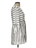Assorted Brands Stripes Silver Gray Casual Dress Size L - photo 4