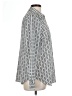 Ann Taylor 100% Polyester Checkered-gingham Graphic White Gray Long Sleeve Blouse Size L - photo 4