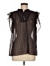 Assorted Brands Polka Dots Black Sleeveless Blouse One size - photo 1