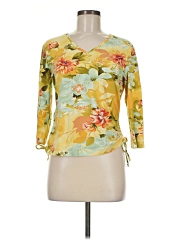 Caribbean Joe 3/4 Sleeve Blouse (view 1)