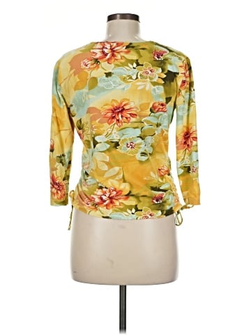 Caribbean Joe 3/4 Sleeve Blouse (view 2)