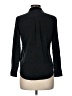 Assorted Brands 100% Silk Solid Black Long Sleeve Silk Top Size M - photo 2