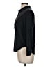 Assorted Brands 100% Silk Solid Black Long Sleeve Silk Top Size M - photo 5