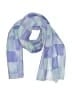 Unbranded Checkered-gingham Blue Green Scarf One size - photo 1