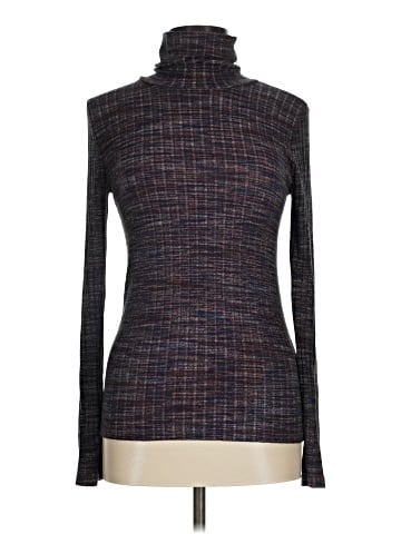 Madewell Space-Dyed Ribbed Turtleneck Top (view 1)