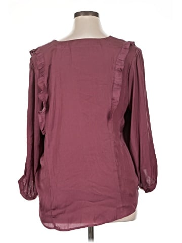 Simply Vera Vera Wang 3/4 Sleeve Blouse (view 2)
