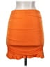 Shein Solid Orange Casual Skirt Size 2 - photo 2