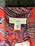 J.Jill Paisley Red 3/4 Sleeve Blouse Size XL - photo 7