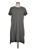 Mossimo Solid Gray Casual Dress Size L - photo 1
