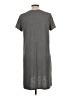 Mossimo Solid Gray Casual Dress Size L - photo 2