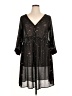 Torrid 100% Polyester Black Casual Dress Size 1X Plus (1) - photo 1