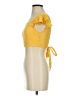 Shein Yellow Short Sleeve Top Size 2 - photo 5