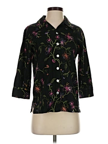 Coldwater Creek 3/4 Sleeve Button-Down Shirt (view 1)