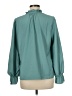 J.Crew 100% Polyester Teal Long Sleeve Blouse Size M - photo 2