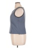 Perceptions 100% Polyester Gray Sleeveless Top Size 16 - photo 5